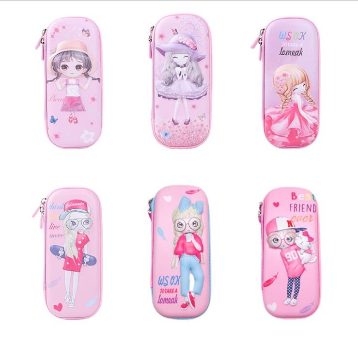 إيفا 3D الكرتون مربع القلم للفتيات