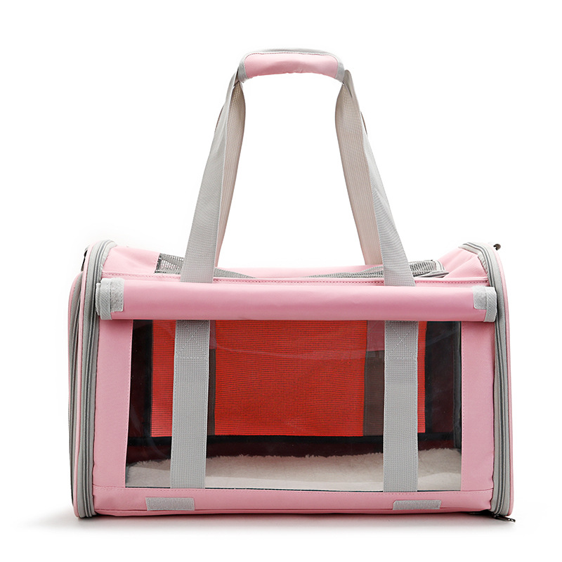 حقيبة حامل الحيوانات الأليفة المحمولة مخصصة للسفر الكلب Cat Pet Bag Bag Pet Cage