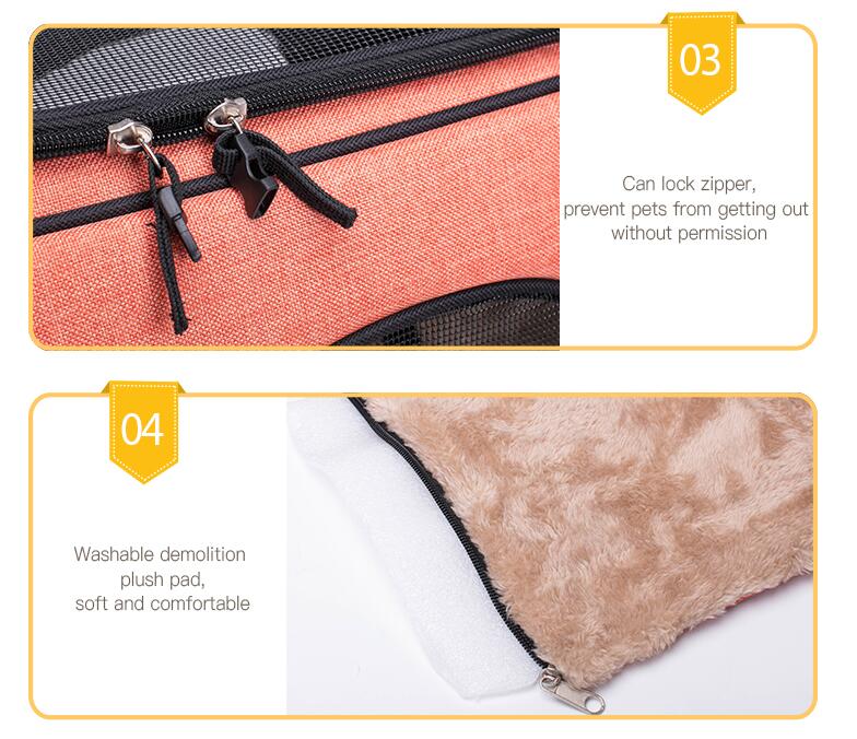 حقيبة الناقل الحيوانات الأليفة الناعمة