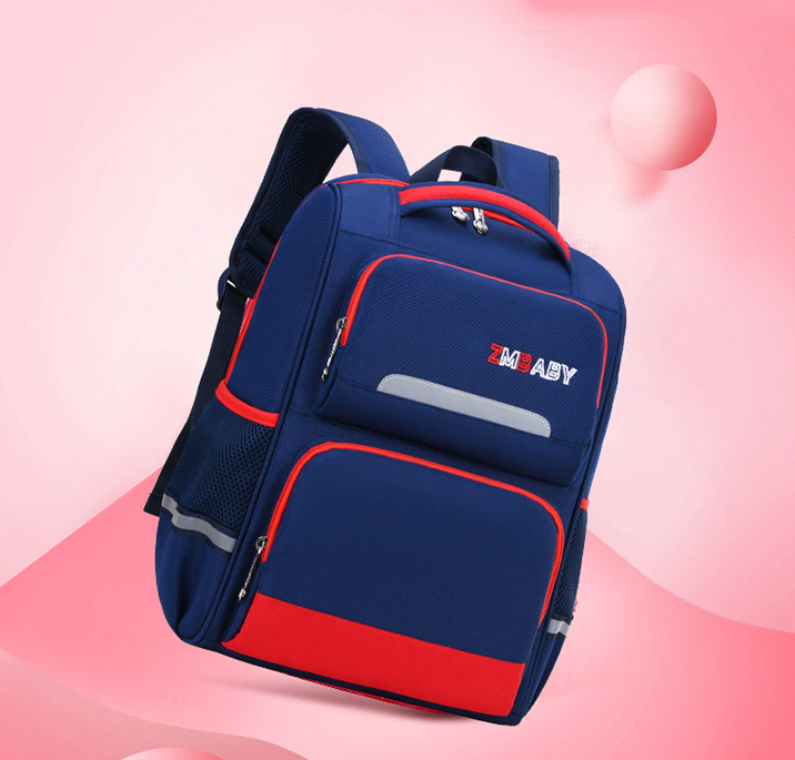 أحمر أنيق للماء حقيبة الكتب حقيبة مدرسية للمدرسة الابتدائية