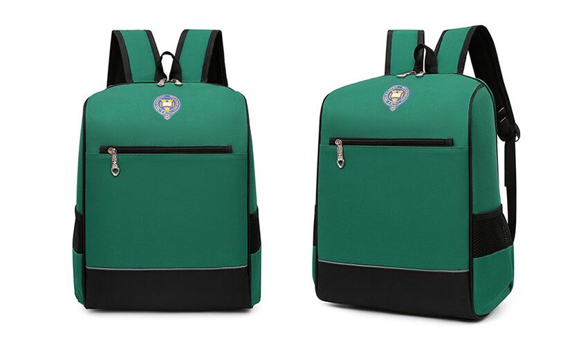 عرض اللون 3 من حقيبة مدرسية شعار مخصص