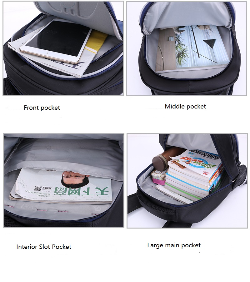 details of Student wheeled school bag 3