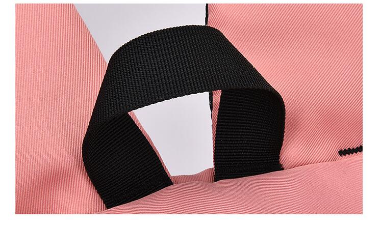 مقبض أزياء الفتيات حقيبة مدرسية حقيبة مدرسية للمدرسة المتوسطة