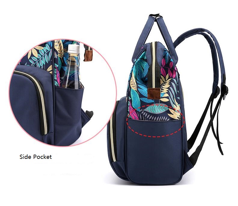 جيب جانبي من كيس الطفل الحفاض