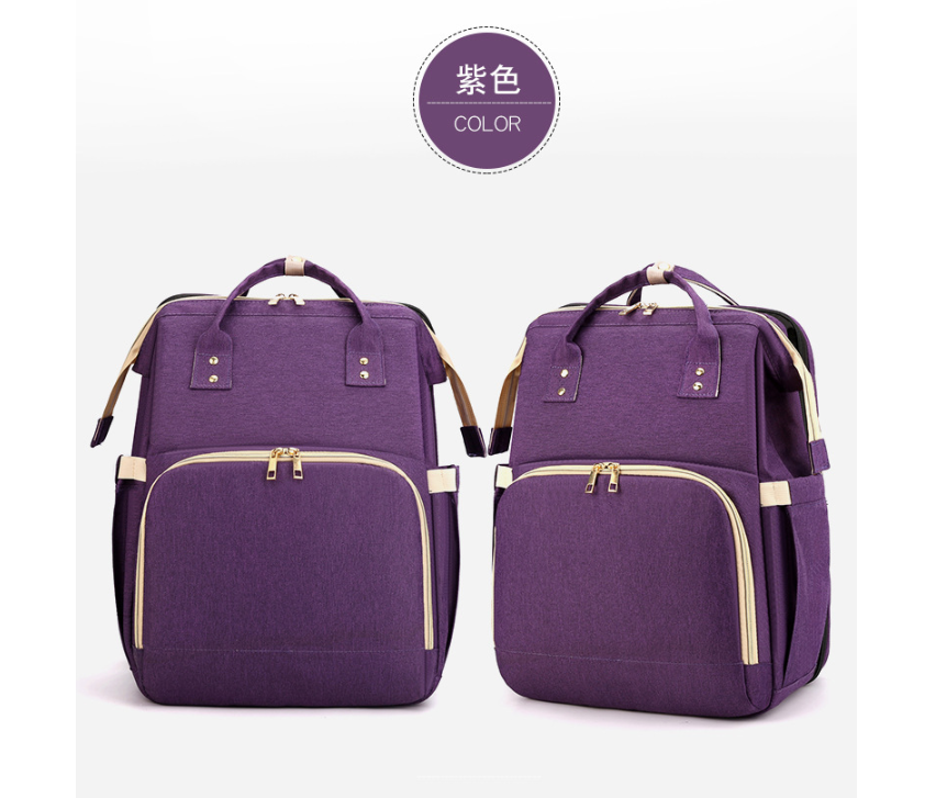 حقيبة الظهر حفاضات الأرجواني