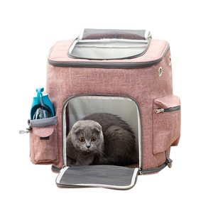 تخصيص حقيبة حقيبة ظهر حاملة الحيوانات الأليفة المحمولة للكلاب Cat Pet Bag Bag Pet Cage