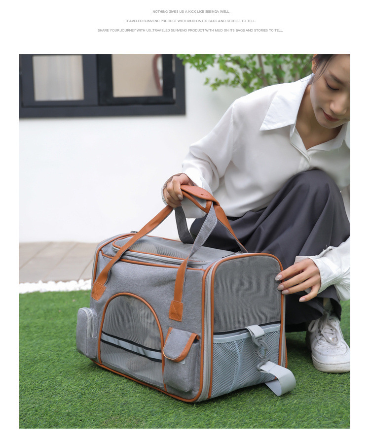 حقيبة حامل حيوان أليف عالي الجودة للسفر الكلب Cat Pet Bag Bag Pet Cage
