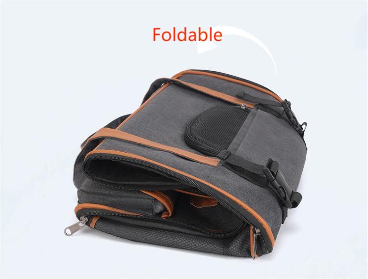 حقيبة نقل الحيوانات الأليفة قابلة للطي