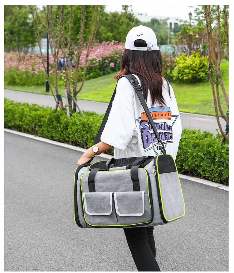 حقيبة حامل الحيوانات الأليفة المحمولة